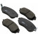 Brake Pad Set, disc brake 37446 ABS