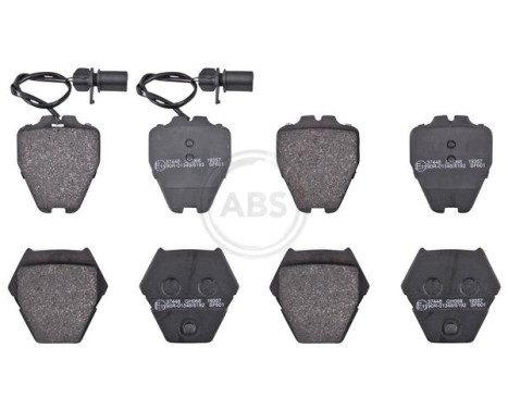 Brake Pad Set, disc brake 37448 ABS, Image 4