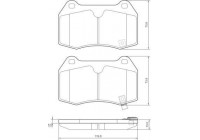 Brake Pad Set, disc brake 37451 ABS