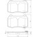 Brake Pad Set, disc brake 37451 ABS