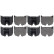 Brake Pad Set, disc brake 37455 ABS, Thumbnail 2