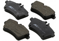 Brake Pad Set, disc brake 37456 ABS