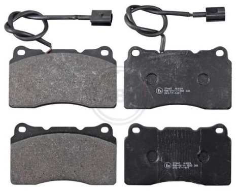 Brake Pad Set, disc brake 37465 ABS, Image 3