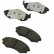 Brake Pad Set, disc brake 37468 ABS