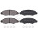 Brake Pad Set, disc brake 37470 ABS, Thumbnail 2