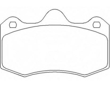 Brake Pad Set, disc brake 37471 ABS, Image 2