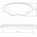 Brake Pad Set, disc brake 37472 ABS