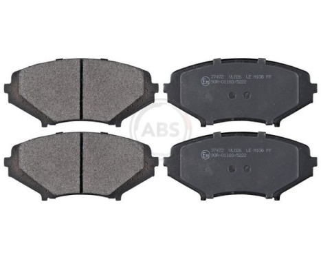 Brake Pad Set, disc brake 37472 ABS, Image 2