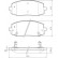 Brake Pad Set, disc brake 37474 ABS, Thumbnail 2