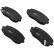 Brake Pad Set, disc brake 37474 ABS