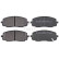 Brake Pad Set, disc brake 37474 ABS, Thumbnail 3