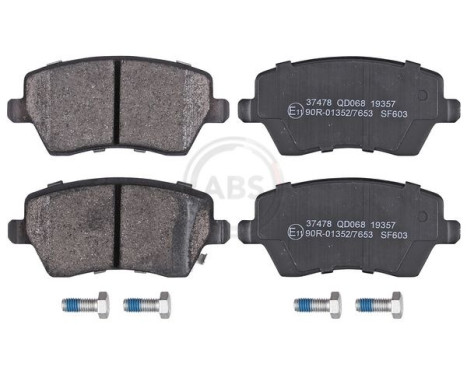 Brake Pad Set, disc brake 37478 ABS, Image 4