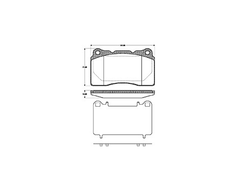 Brake Pad Set, disc brake 37479 ABS