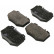 Brake Pad Set, disc brake 37480 ABS