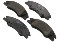 Brake Pad Set, disc brake 37492 ABS