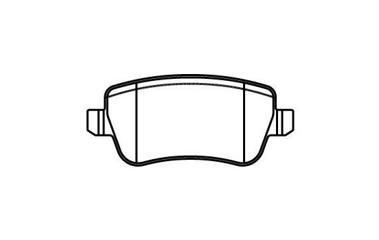 Brake Pad Set, disc brake 37496 ABS, Image 2