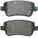 Brake Pad Set, disc brake 37496 ABS