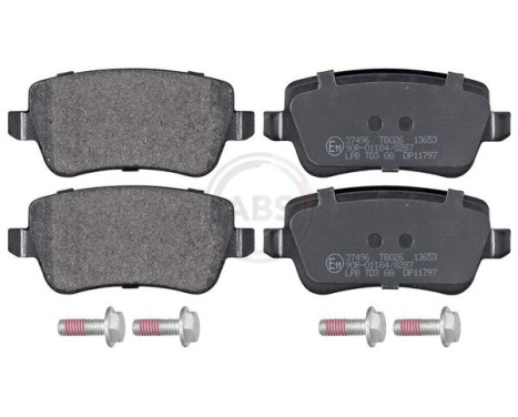 Brake Pad Set, disc brake 37496 ABS, Image 4