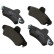 Brake Pad Set, disc brake 37497 ABS