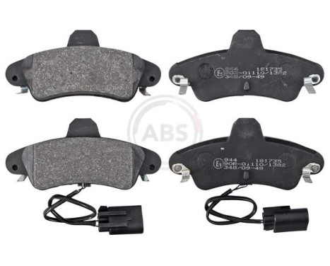 Brake Pad Set, disc brake 37498 ABS, Image 4