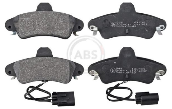 Brake Pad Set, disc brake 37498 ABS, Image 4