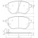 Brake Pad Set, disc brake 37504 ABS, Thumbnail 2