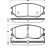 Brake Pad Set, disc brake 37505 ABS, Thumbnail 2