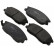 Brake Pad Set, disc brake 37505 ABS