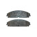 Brake Pad Set, disc brake 37511 ABS