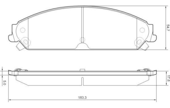 Brake Pad Set, disc brake 37511 ABS, Image 2