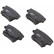 Brake Pad Set, disc brake 37512 ABS, Thumbnail 2