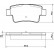 Brake Pad Set, disc brake 37513 ABS, Thumbnail 2