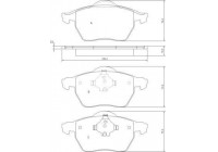 Brake Pad Set, disc brake 37514 ABS