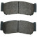 Brake Pad Set, disc brake 37523 ABS