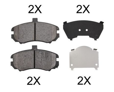 Brake Pad Set, disc brake 37524 ABS