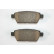 Brake Pad Set, disc brake 37528 ABS