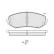 Brake Pad Set, disc brake 37531 ABS, Thumbnail 3