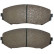 Brake Pad Set, disc brake 37531 ABS