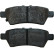 Brake Pad Set, disc brake 37536 ABS