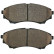 Brake Pad Set, disc brake 37540 ABS