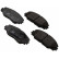 Brake Pad Set, disc brake 37543 ABS