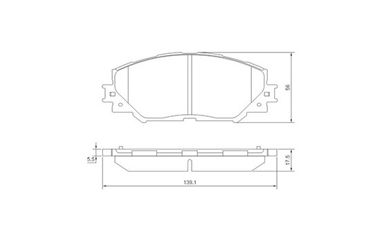 Brake Pad Set, disc brake 37544 ABS, Image 3