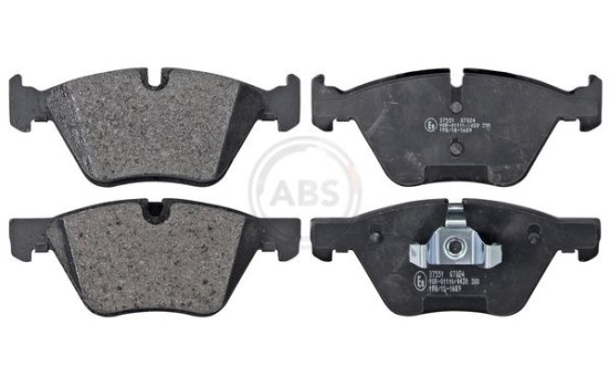 Brake Pad Set, disc brake 37551 ABS, Image 3