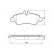 Brake Pad Set, disc brake 37555 ABS, Thumbnail 3