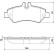 Brake Pad Set, disc brake 37555 ABS, Thumbnail 2