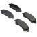 Brake Pad Set, disc brake 37559 ABS