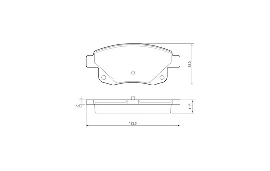 Brake Pad Set, disc brake 37560 ABS, Image 2