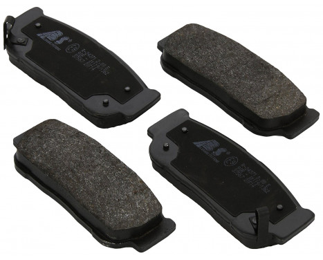 Brake Pad Set, disc brake 37567 ABS