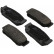 Brake Pad Set, disc brake 37567 ABS