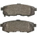 Brake Pad Set, disc brake 37569 ABS